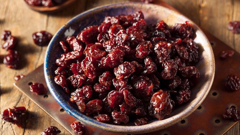 Kuivatatud kirss eemaldab kehast kemikaale